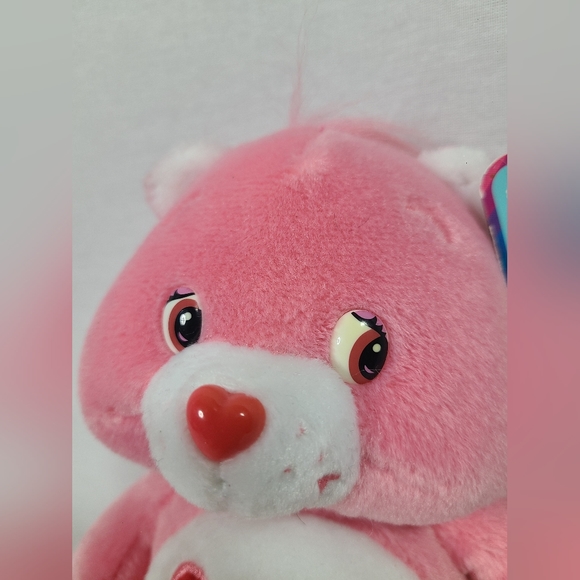 Care bears Love a Lot bear New with tags Pink 2003 Vintage - Picture 3 of 7